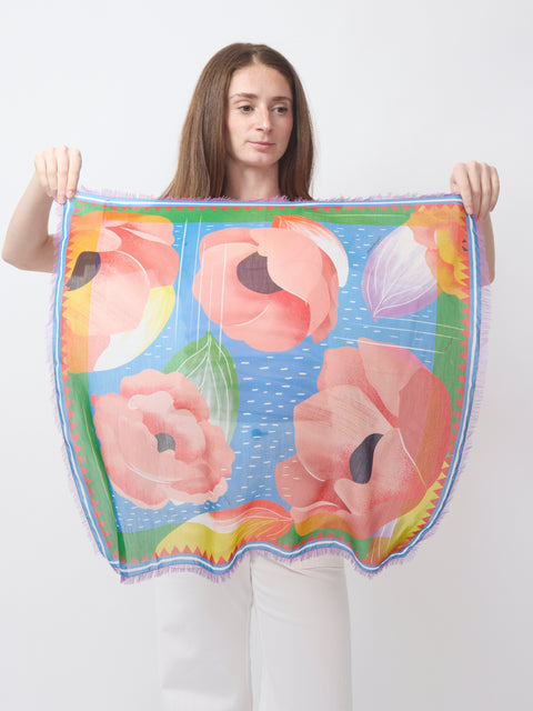 Dilebio Poppy Bandana