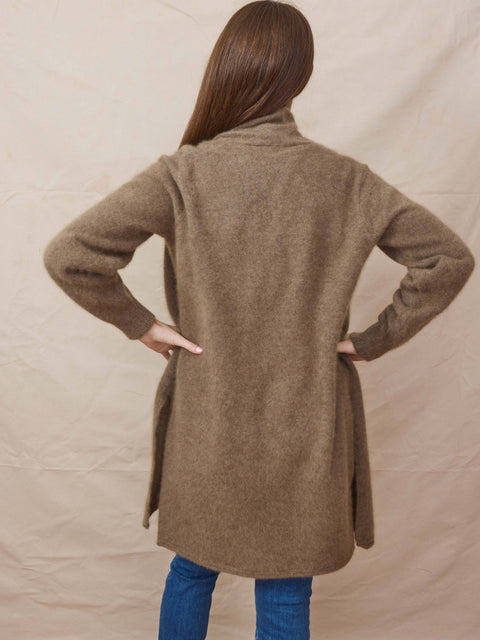 Long Cardigan, Camel