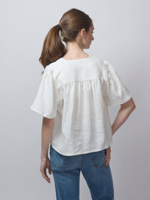 Ceci Top, white