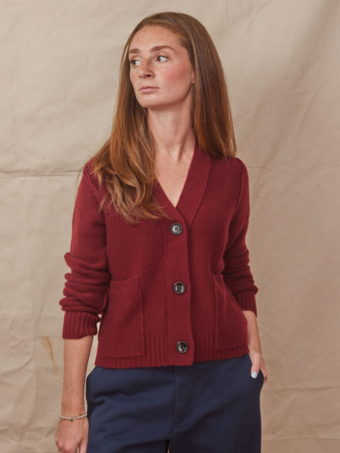 Seamed Cardigan, Valentine