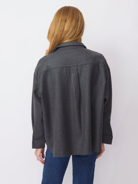 Camicia Quadra Top, Ferro