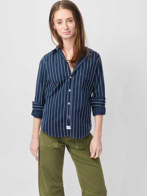Barry, Navy textured stripe teaandoranges Barry, Navy textured stripe teaandoranges