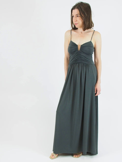 Ceibo Francine Dress, Charcoal