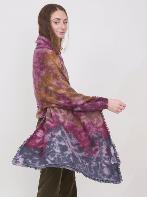 Cocoon Fringe Scarf, Pluto