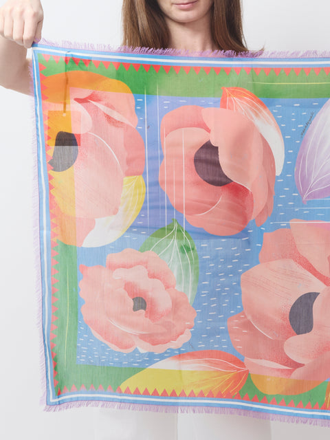 Dilebio Poppy Bandana