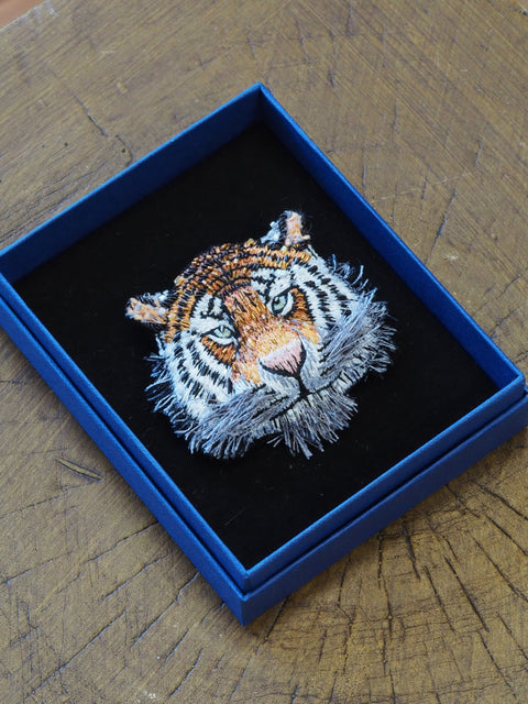 Sumatra Tiger Brooch