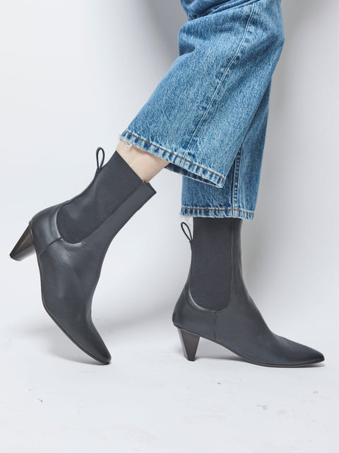 Suttner Boot, black leather