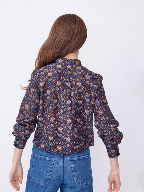 Chancery Indigo Kilim Shirt, Dark Blue