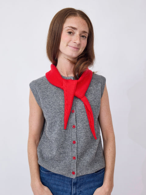 Mini Scarf, Red