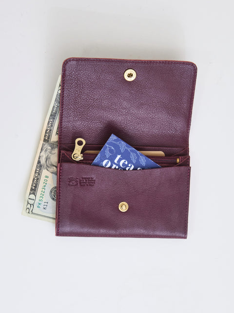 Alberese Wallet, black cherry