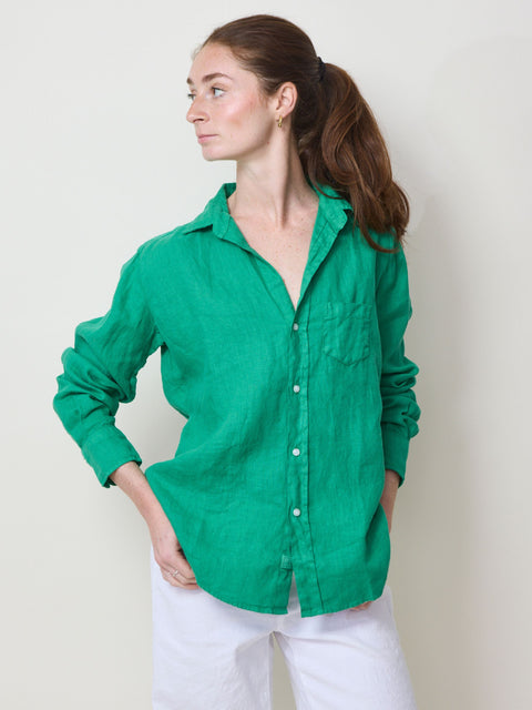 Eileen, Kelly Green Linen