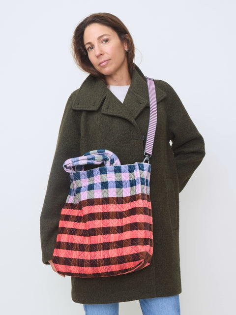 Plaid Tote