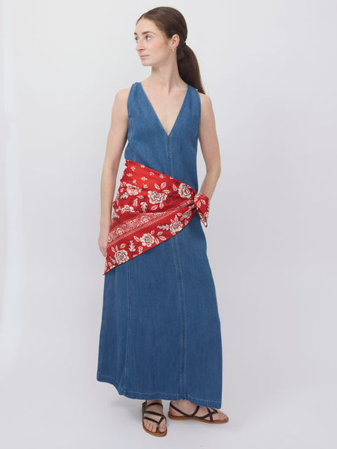 Saskylar Dress, medium denim blue