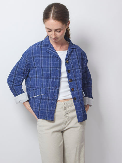 Jacket Juliana, blue check