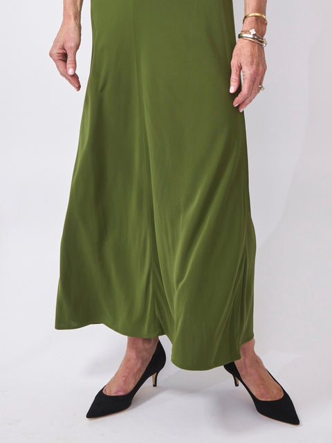 Merce Slinky Skirt, Cypress