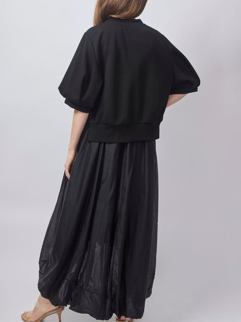 Fluid Authority Dress, black