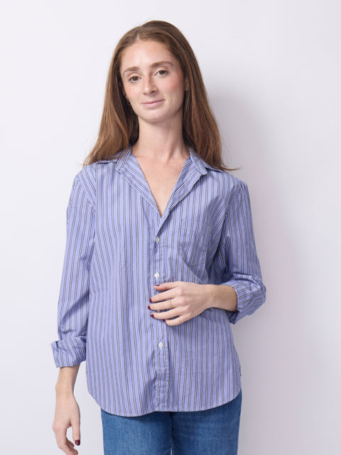 Eileen Button-Up, Blue Stripe