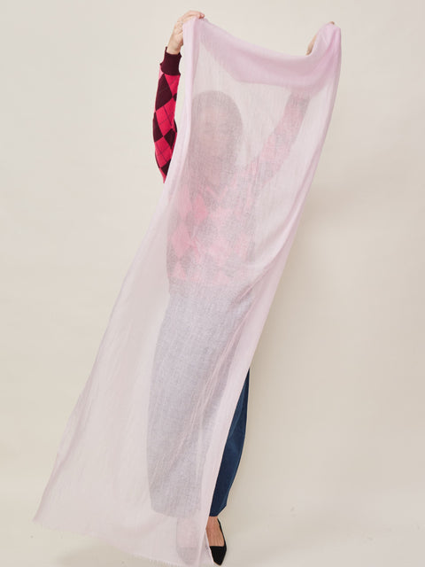 Whisper Cashmere Scarf, Blush
