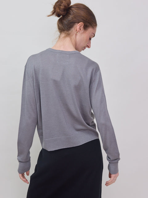 Cashmere Sweatshirt, cement