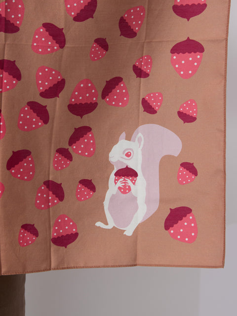 Albino Squirrel Cotton/Silk Bandana