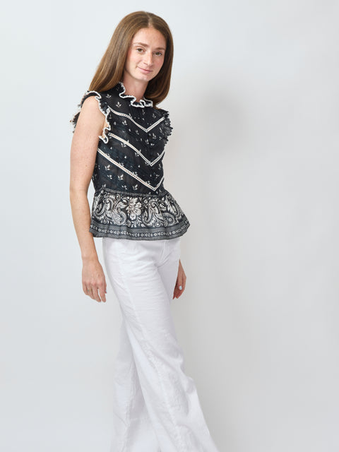Artie Top, Wildflower Black