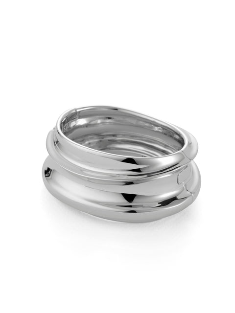Lennon Mega Bangle, silver