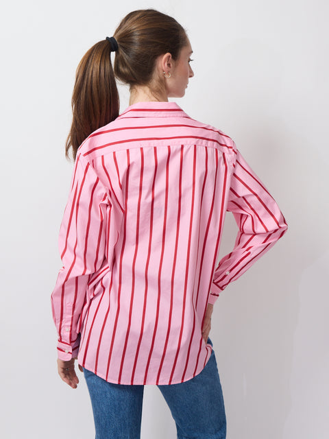 Eileen, pink red stripe