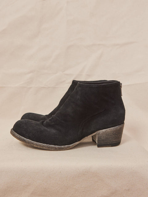 Sensory Washed Bootie, Nero