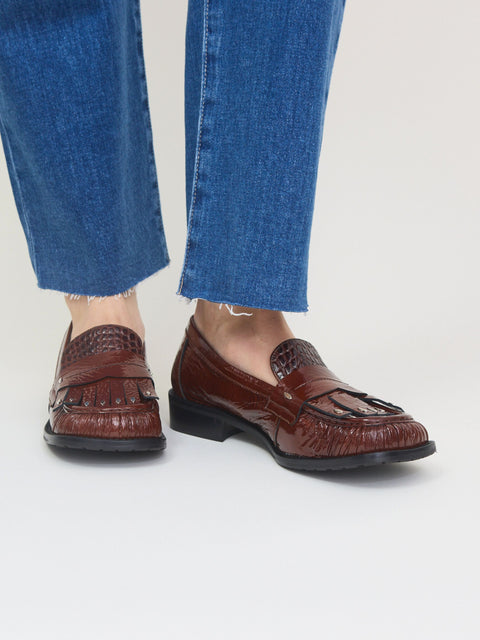 Kiltie Loafer, brown