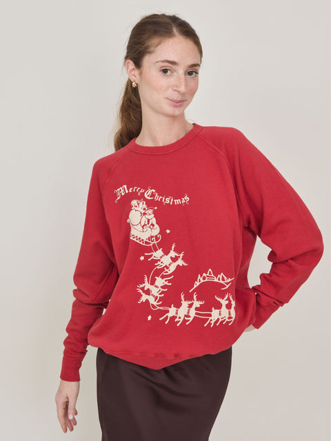 College Sweatshirt, Merry Christmas