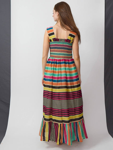 Garden Dress, Ibiza Stripe