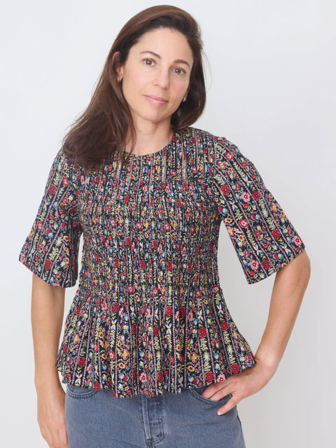Smocked Flounce Top, Garland