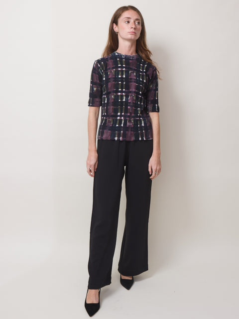 Pantaloni Palazzo, black