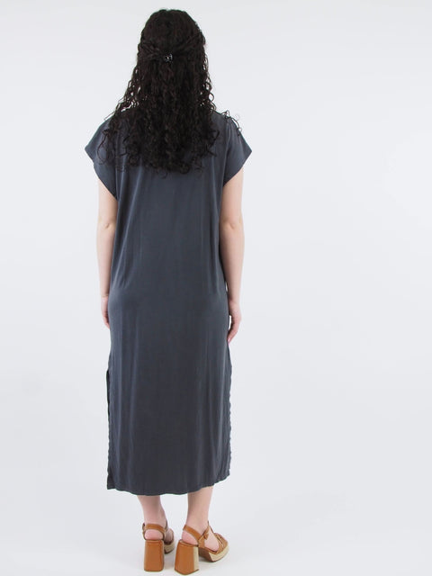 Tulia Dress, Graphite