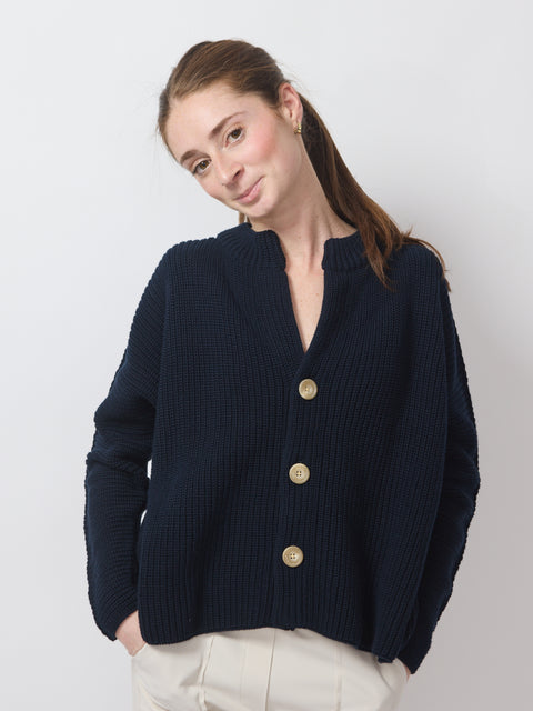Montecito Cardigan, marine