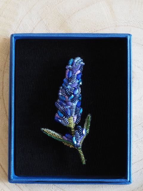 Lavender Brooch