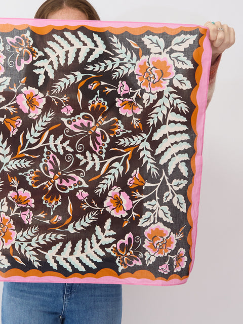 Cotton Wildwood Bandana, Licorice