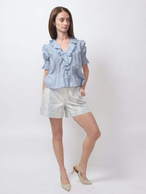Romantic Blouse, chambray