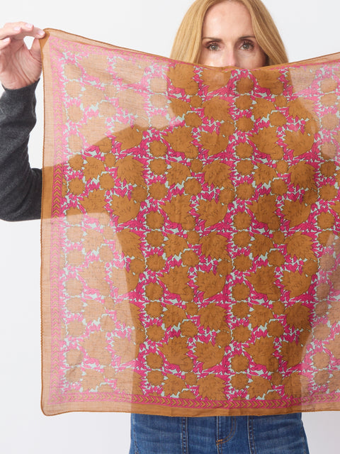 Ajmer Scarf, Henna