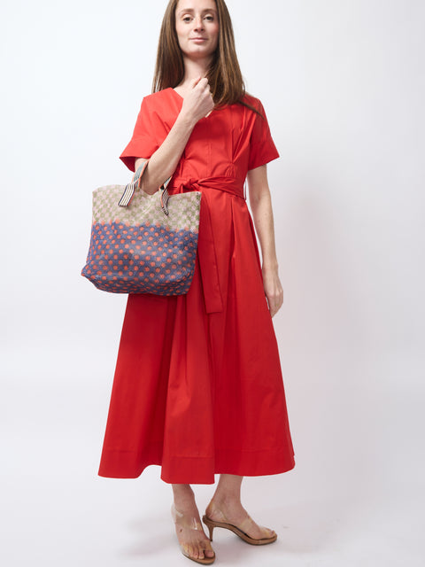 Piccolo Confetti Dot Tote, orange