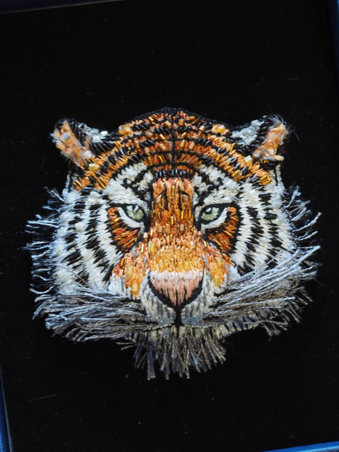 Sumatra Tiger Brooch