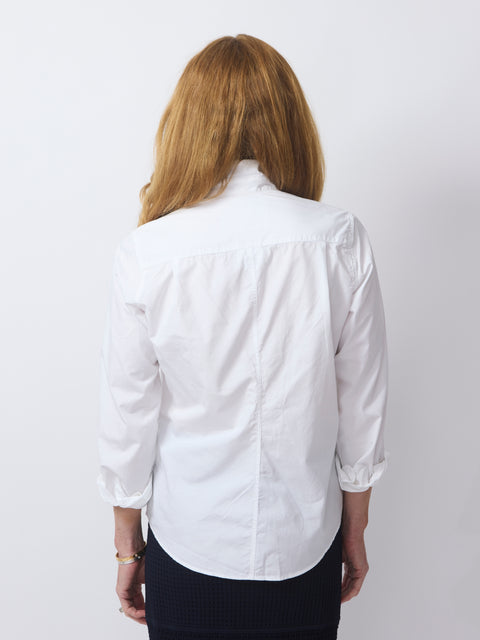 Barry, White Superfine Poplin