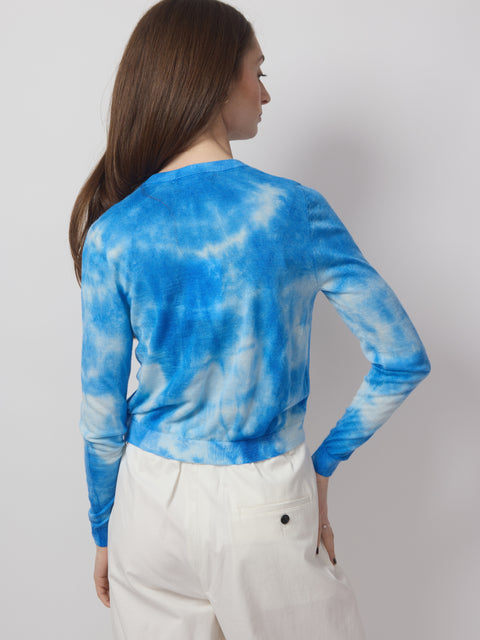 Princess Crew Cardigan, bleu de provence