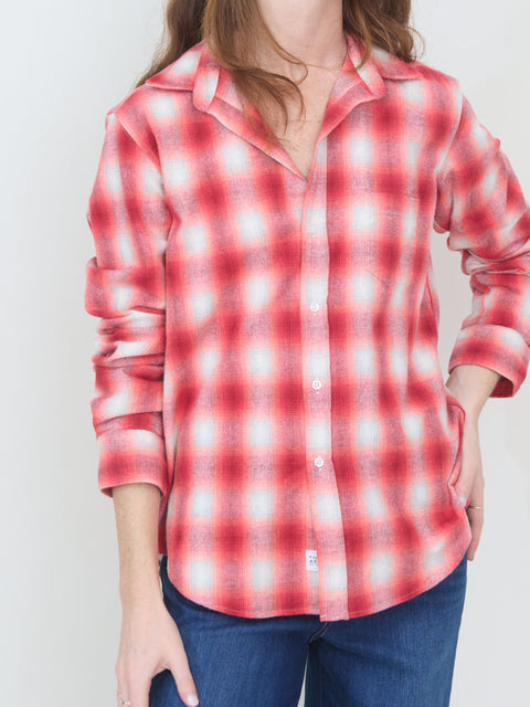 Barry, Dark Pink/White Plaid