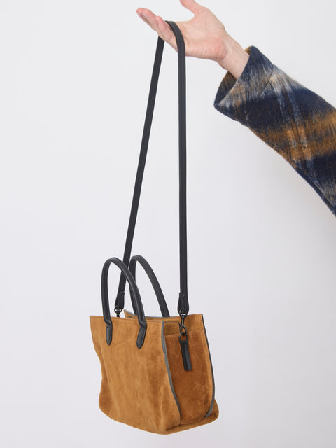 Small Daybag, Whiskey Suede