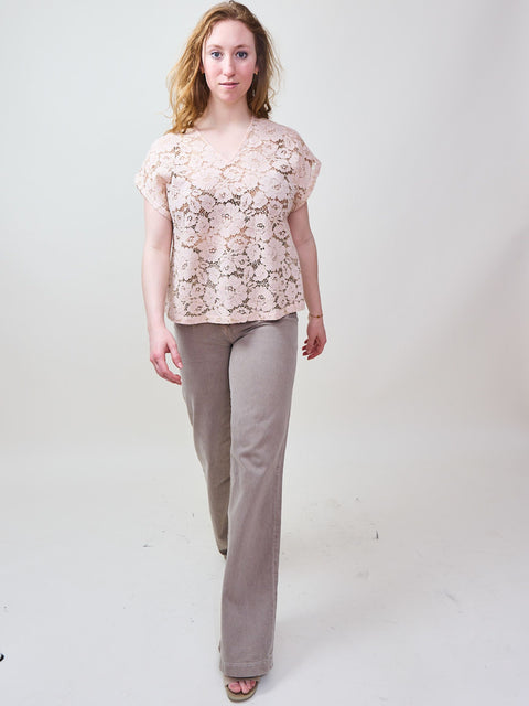 Cayenne Lace Blouse, petal
