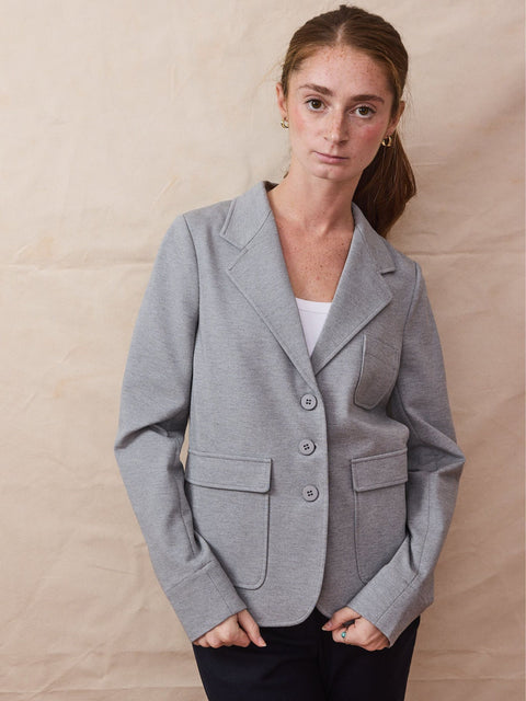 Ireland Blazer, melange grey