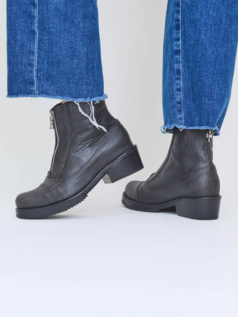 Liado Lug Boot, grey polo