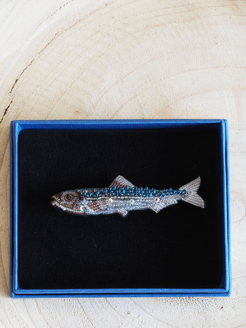 Sardine Brooch