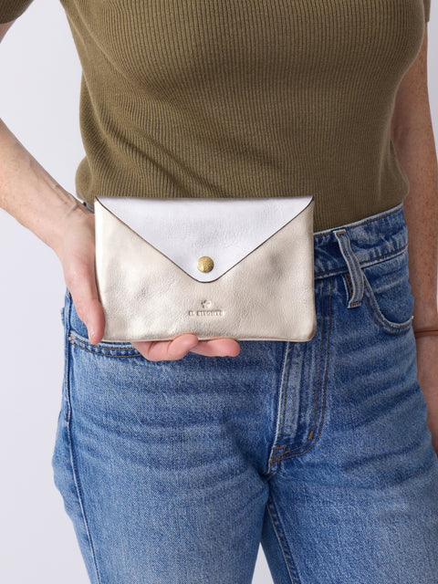 Duo Envelope, Silver/Platino